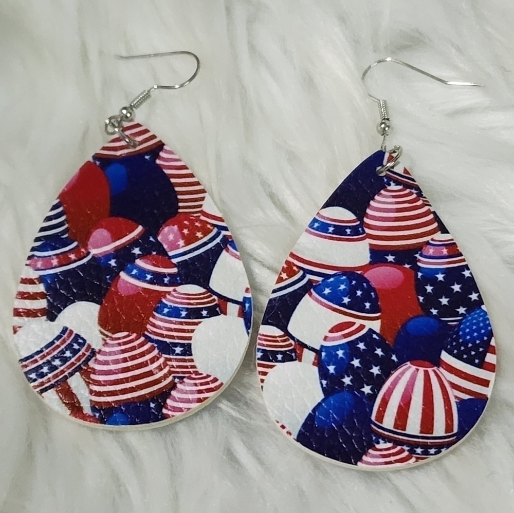 JULY 4th Patriotic Earrings